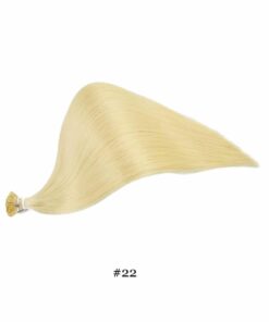 22 inch Pre-Bonded*(Keratin) Hair Extensions (Flat) shape 100g/pack